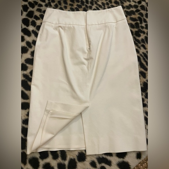 J Crew White/Cream Pencil Skirt - Picture 3 of 8